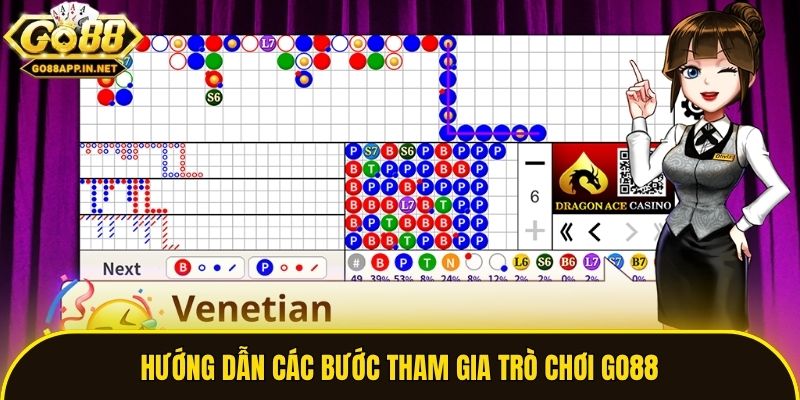 Hướng dẫn các bước tham gia trò chơi Go88